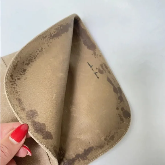 Joie Bentlee Suede Leather Over The Knee Heeled Boots Sz 36B - Picture 9 of 10